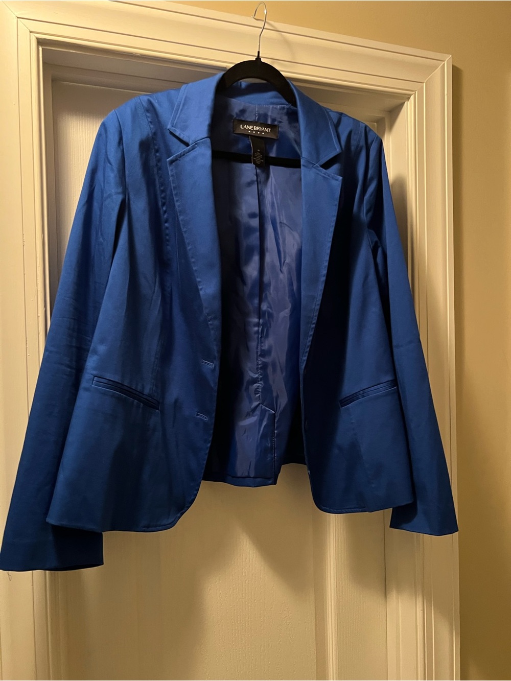 Lane Bryant Bright Blue Women's Blazer Jacket